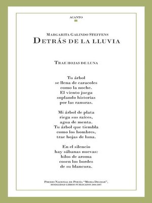 cover image of Detrás de la lluvia
